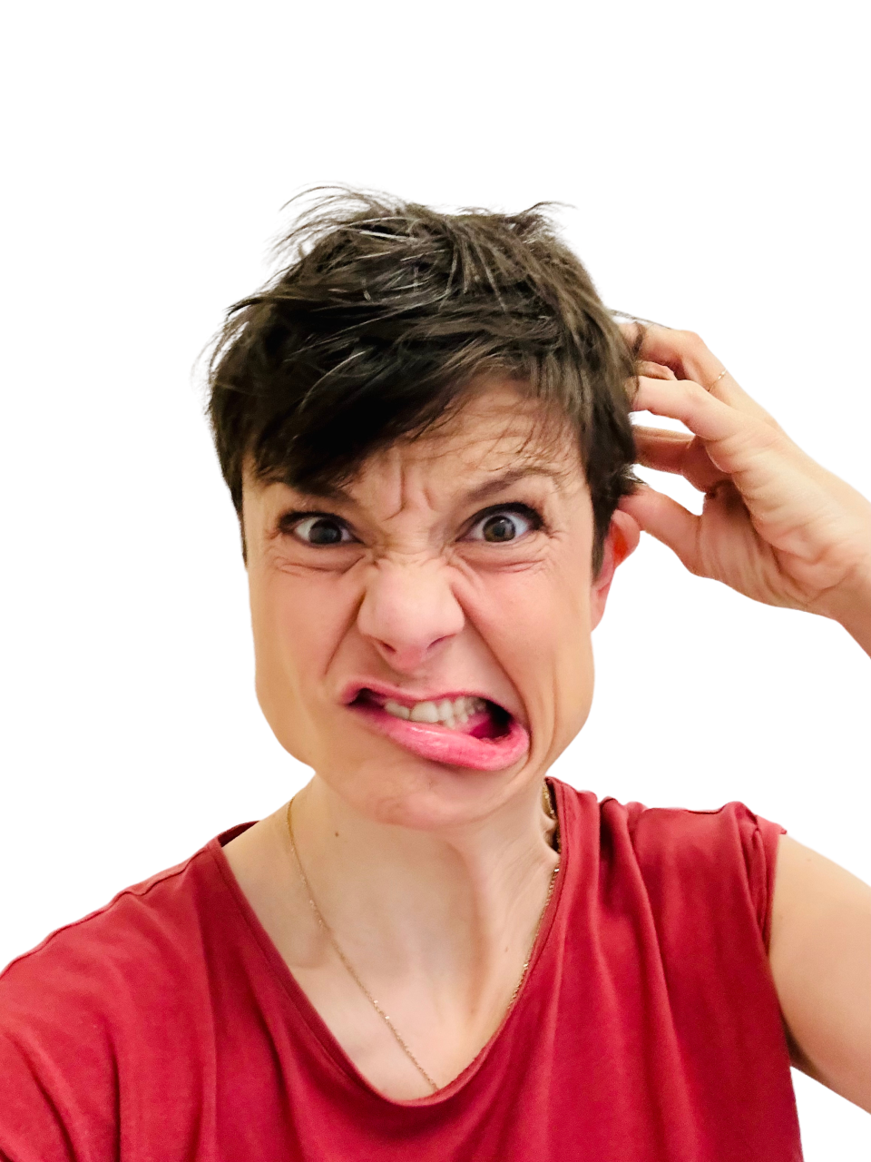 Lena Raubaum demonstriert Luki Laus