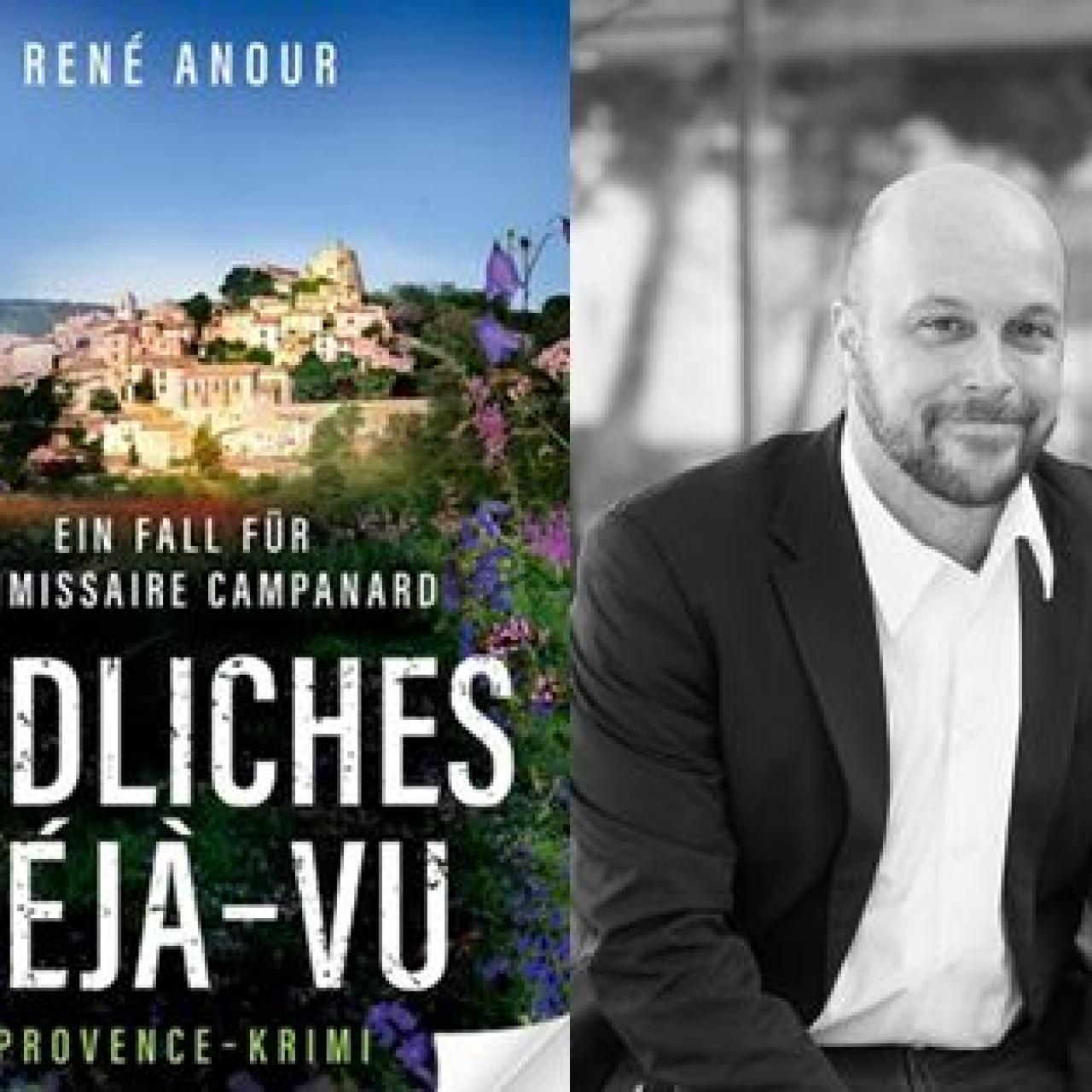 Lesung mit René Anour Buchbild und Autor