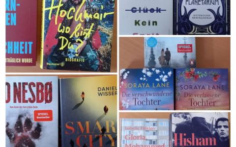 Collage der Bilder der Bücher